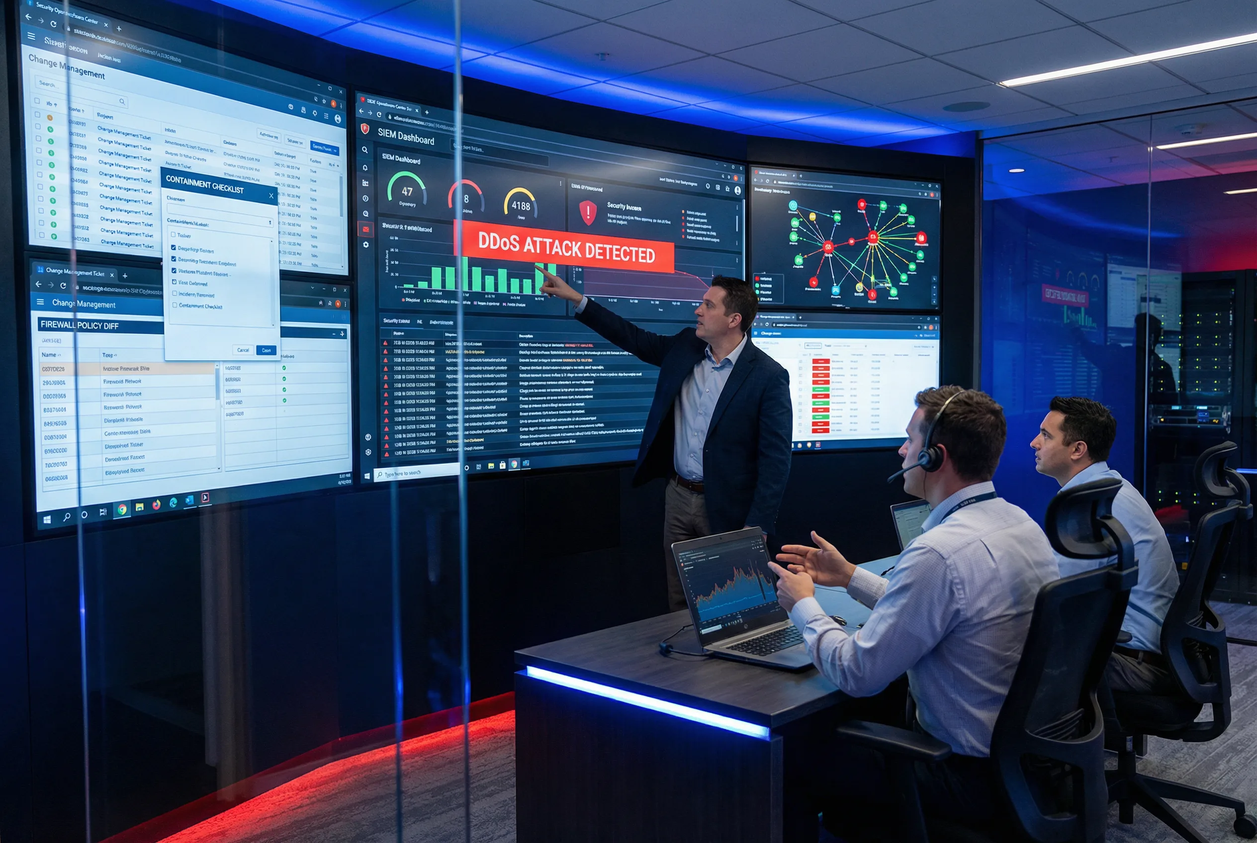 SOC Incident Response War Room