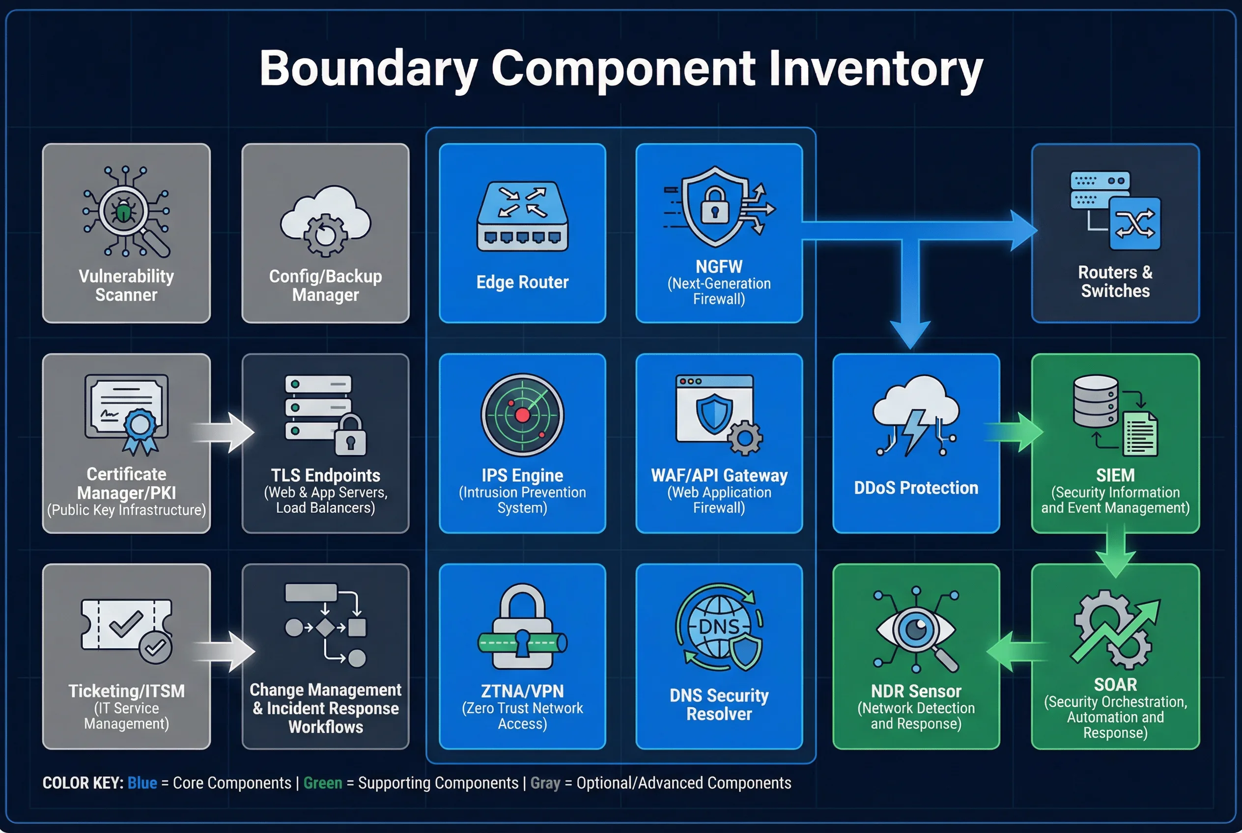 Boundary Component Inventory Diagram