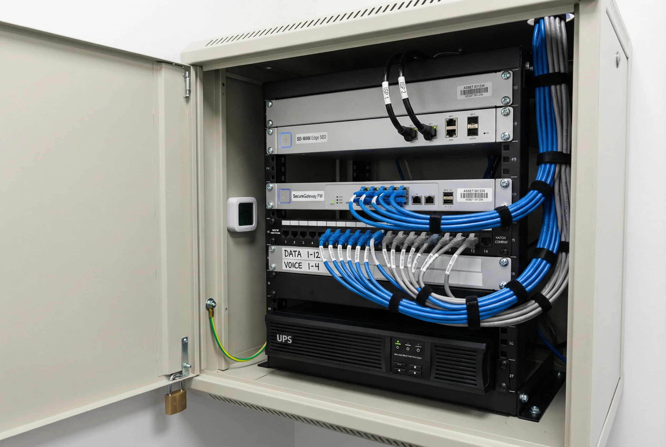 Branch Office Wiring Closet Security Deployment